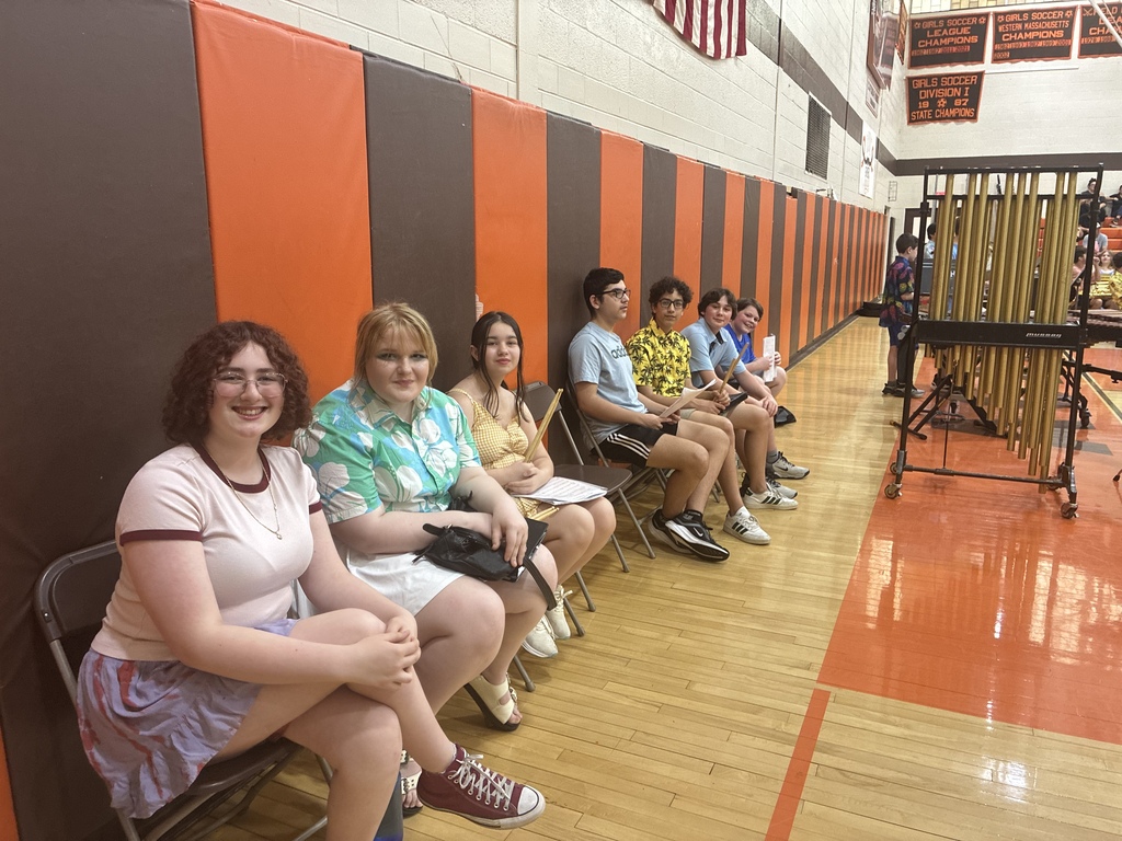 Waiting for the show to begin