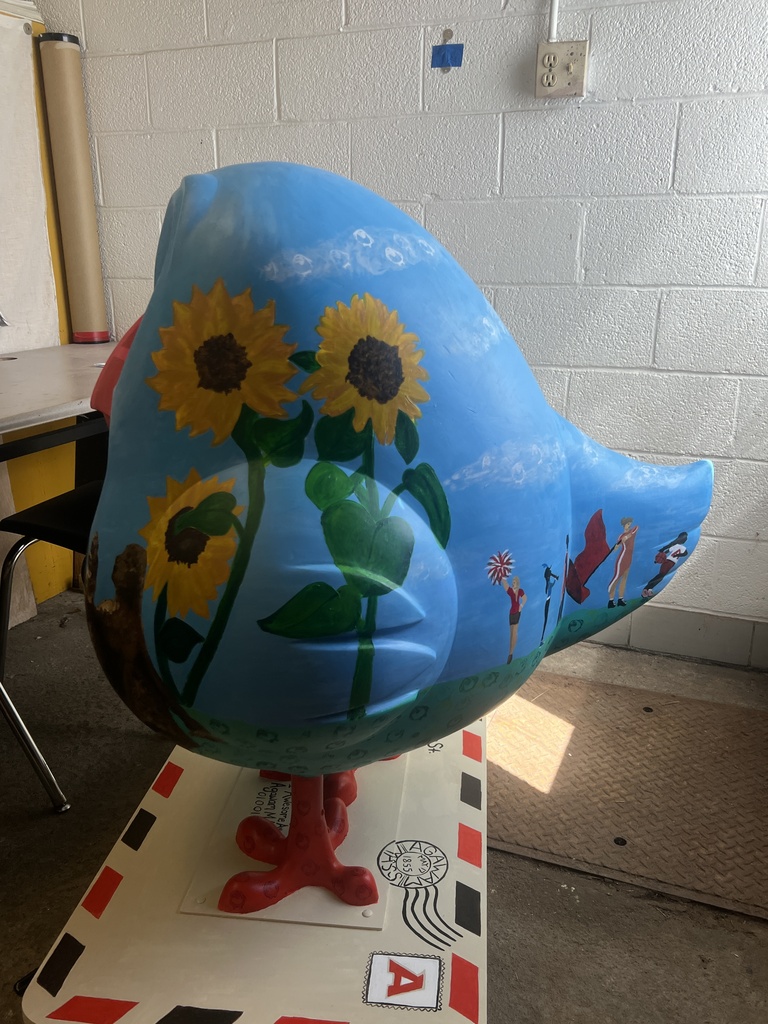 Penelope the painted chick