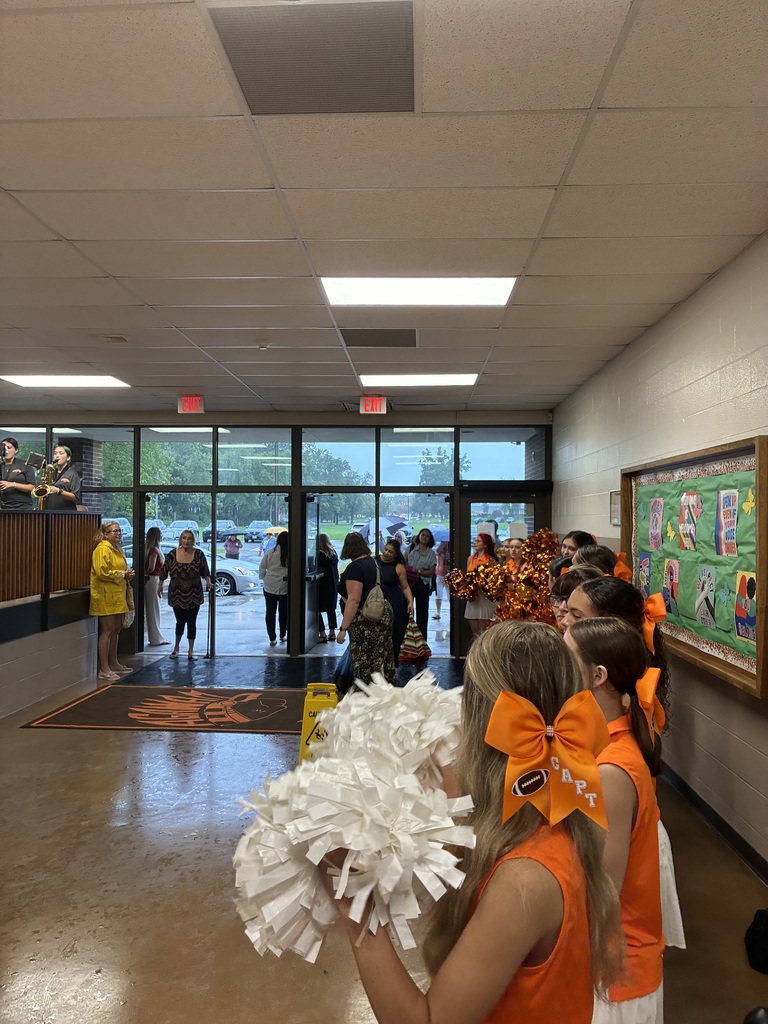 Cheerleaders Welcoming Staff