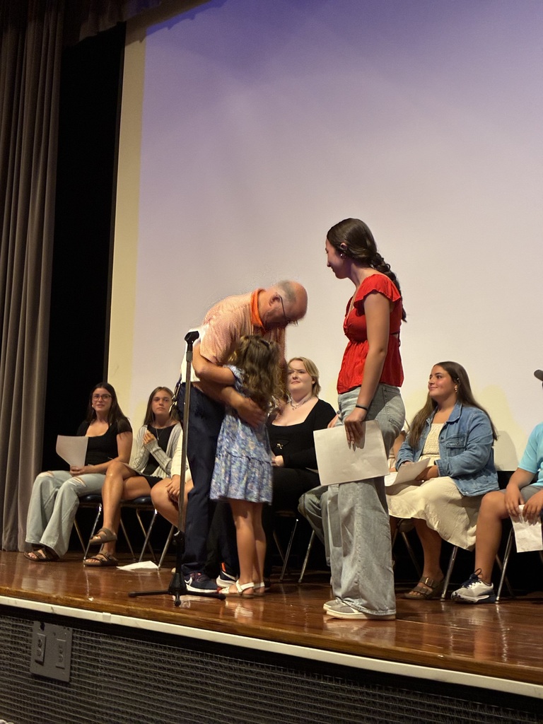 One of our student volunteers introducing her dad who is a Assistant Principal