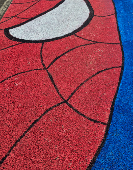 AHS senior students painted parking spots