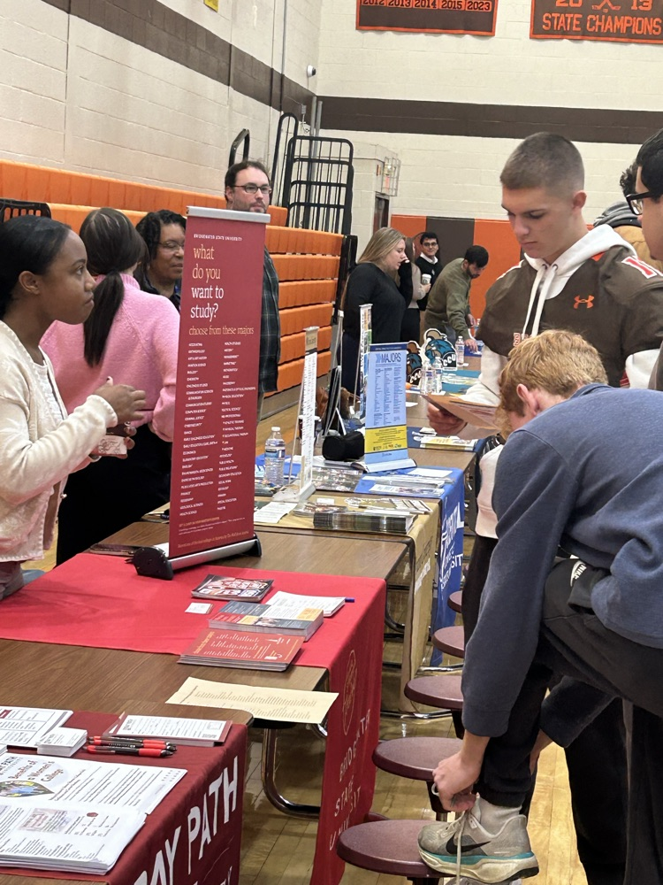 representatives in the gymnasium