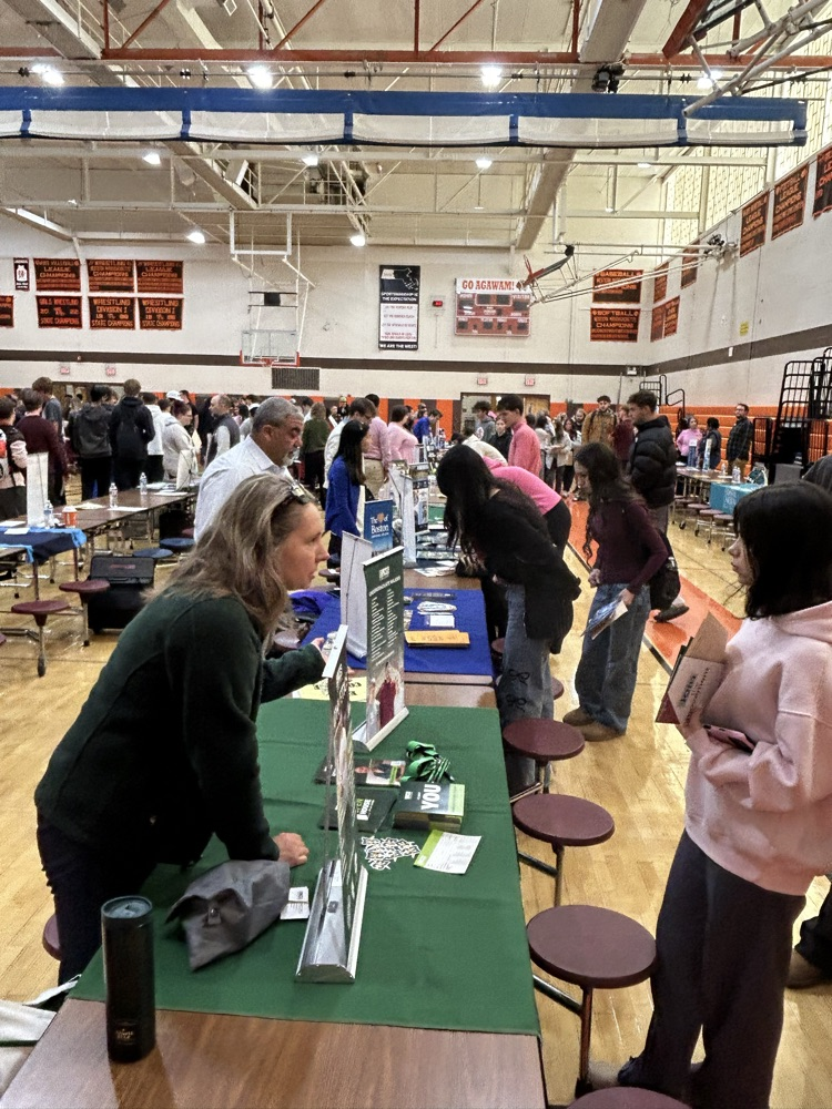 representatives in the gymnasium