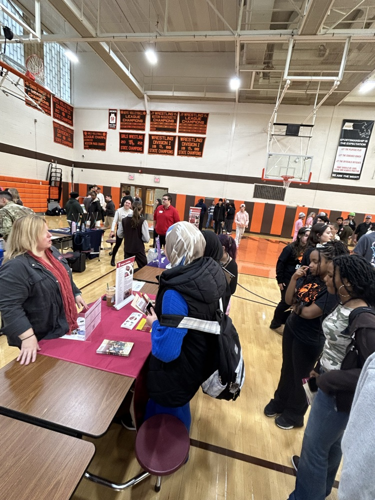 representatives in the gymnasium