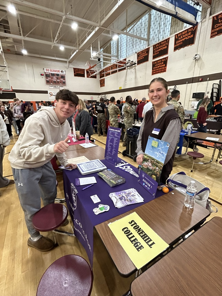 representatives in the gymnasium