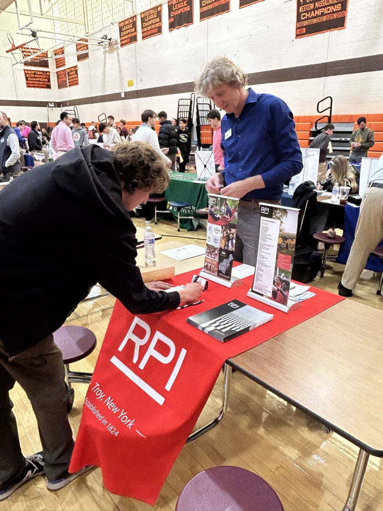 representatives in the gymnasium