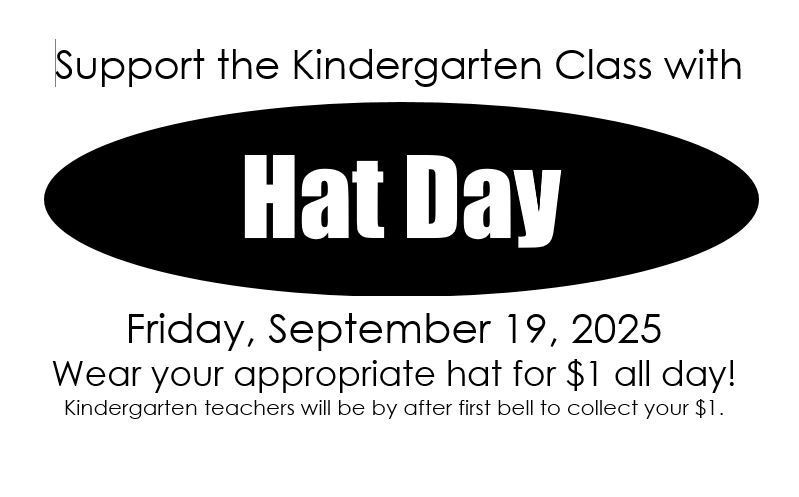Hat Day Sept. 19 - $1 