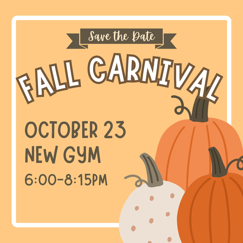 Fall carnival flyer