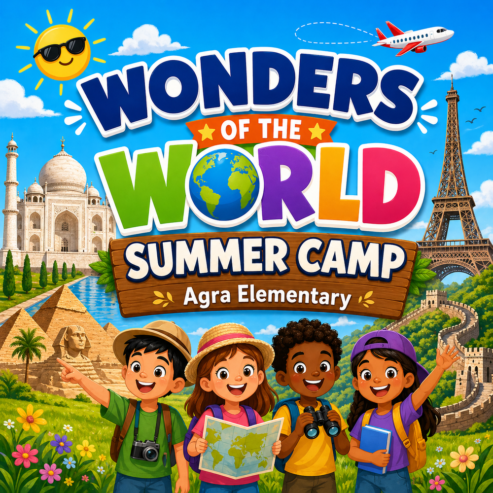 Summer camp graphic