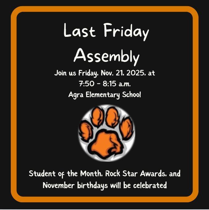 Last Friday Assembly