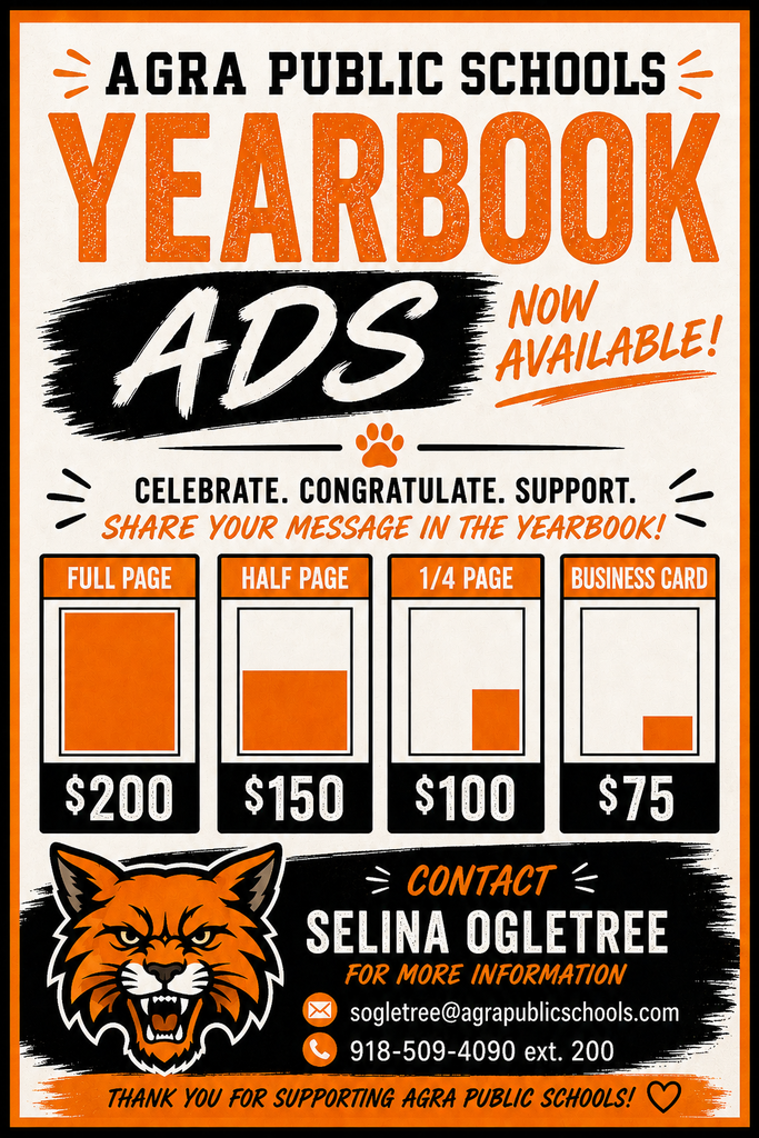 Yearbook ads are now available!
