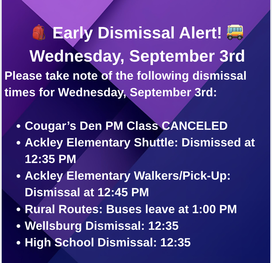 Dismissal Times