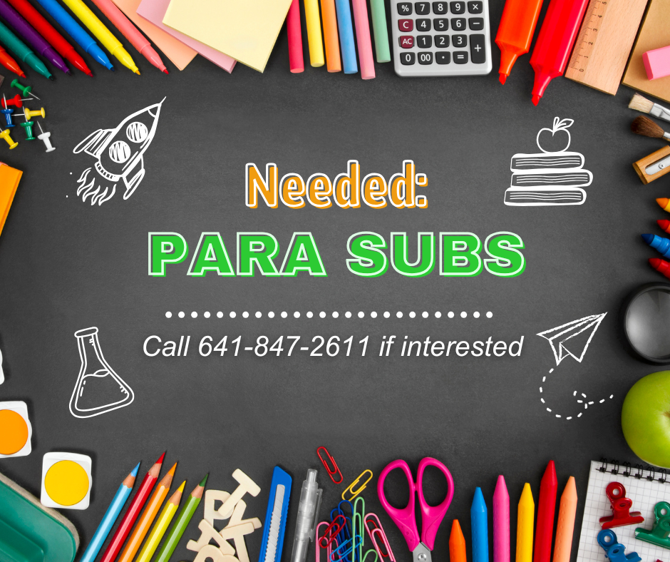 Needed: Para Subs