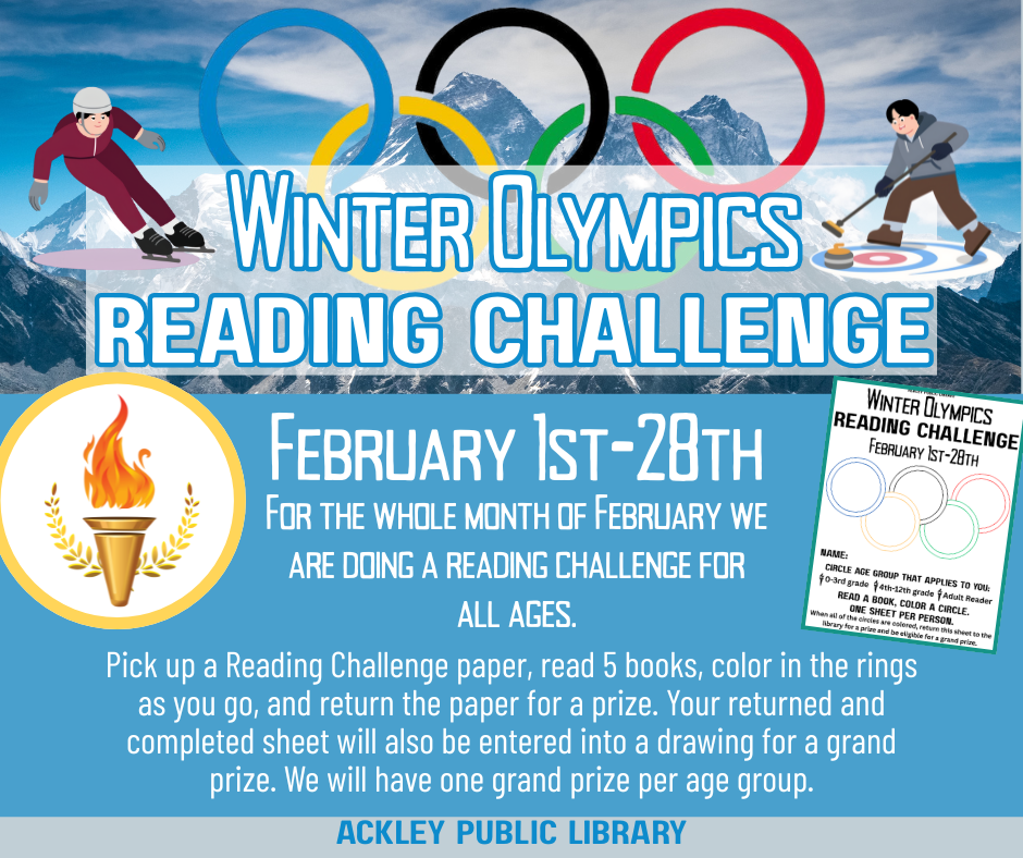 Winter Olympics Reading Challenge