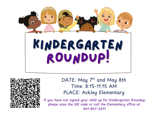 Kindergarten Round Up Postcard
