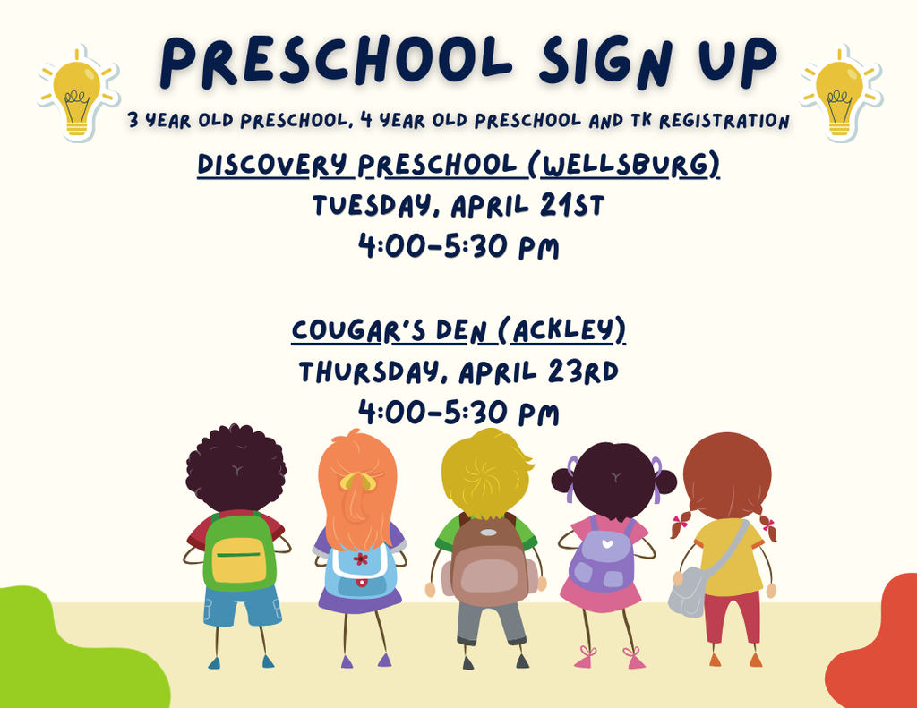 Preschool Sign Up