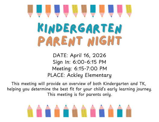 Kdg Parent Night