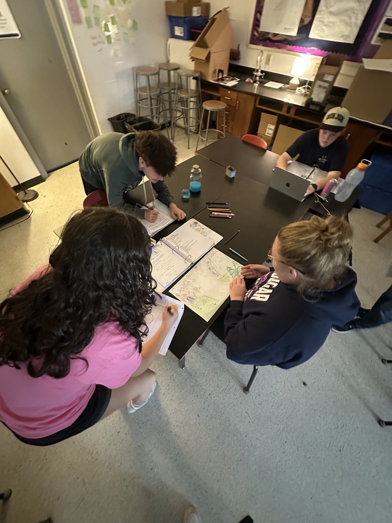 Students doing group work