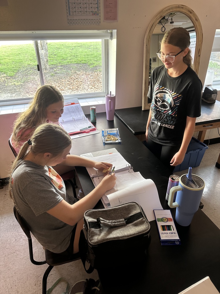 Students doing group work