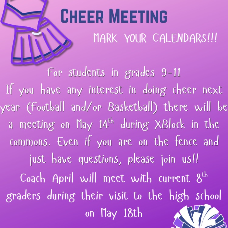 Cheer Info Meeting