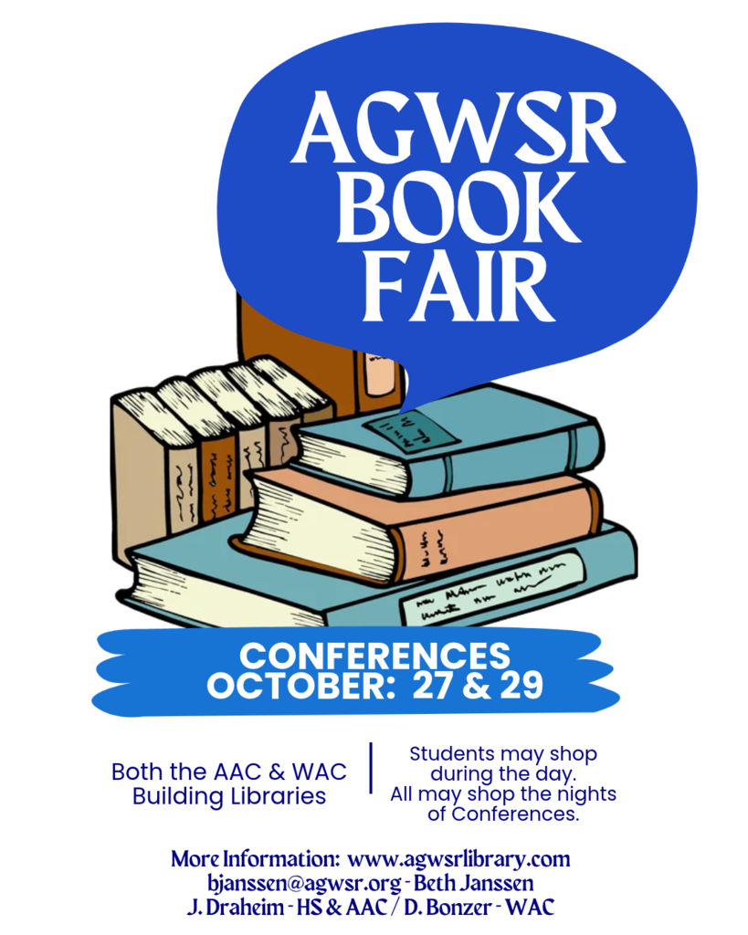 AGWSR Book Fair!