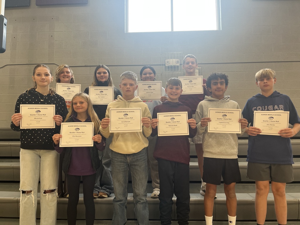 7th grade honor roll