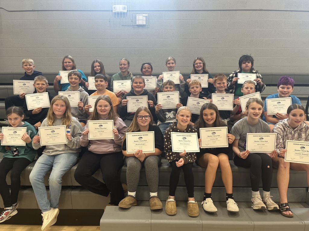 6th grade honor roll