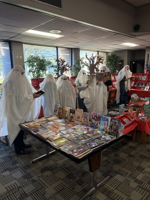 AGWSR High School Teachers participating in Halloween trend