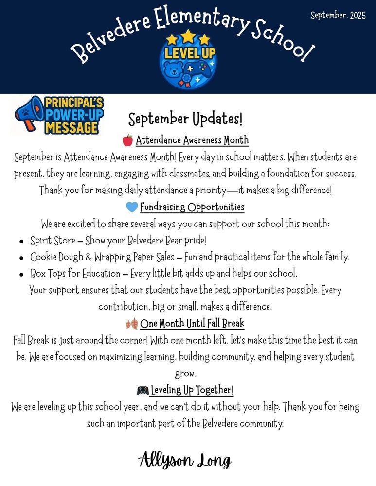 September Newsletter