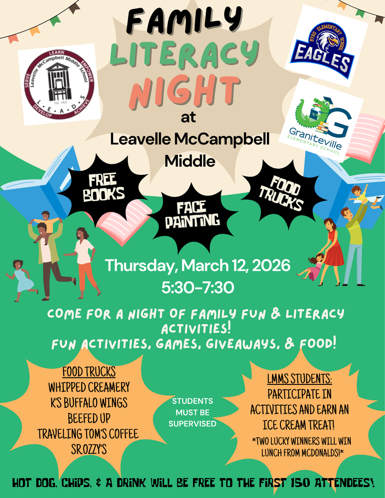 Family Literacy Night March 12th