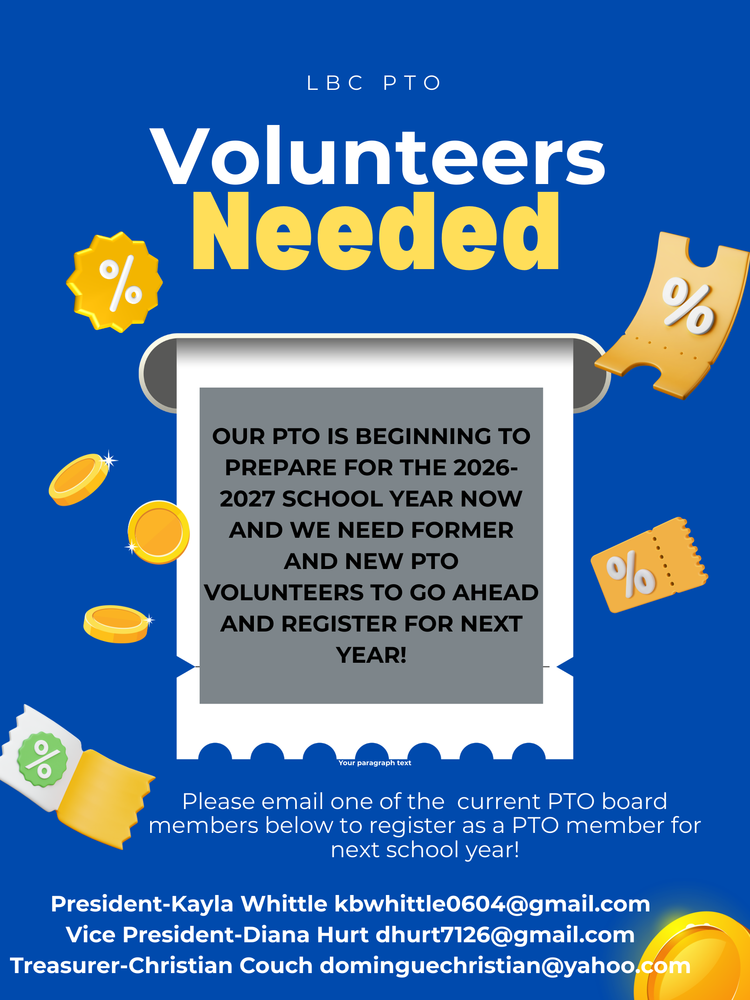 PTO Volunteers Needed