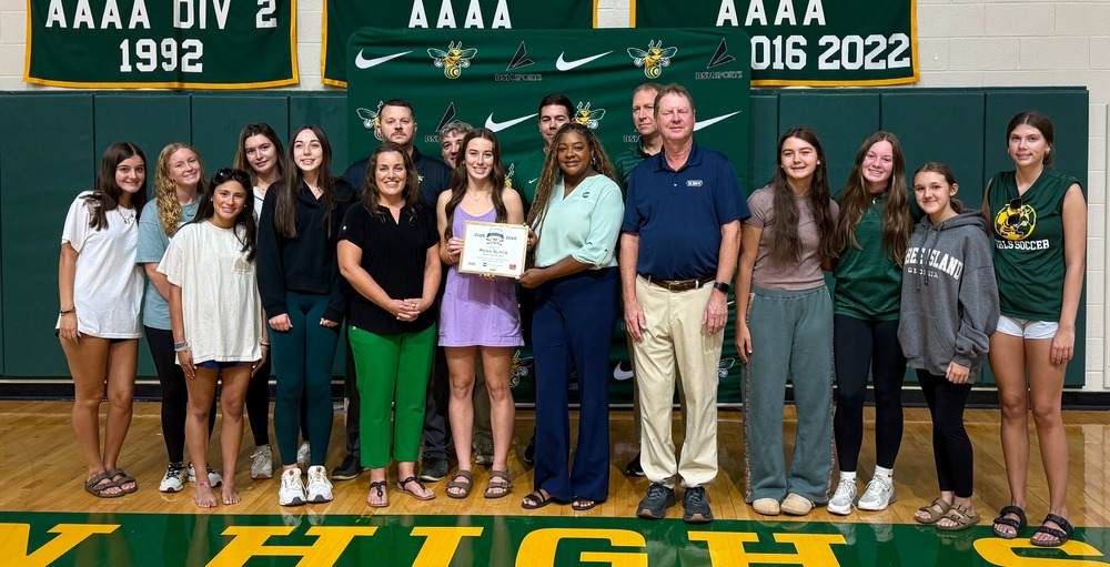 Aiken High School's Resa Slack honored as WJBF Scholar Athlete.