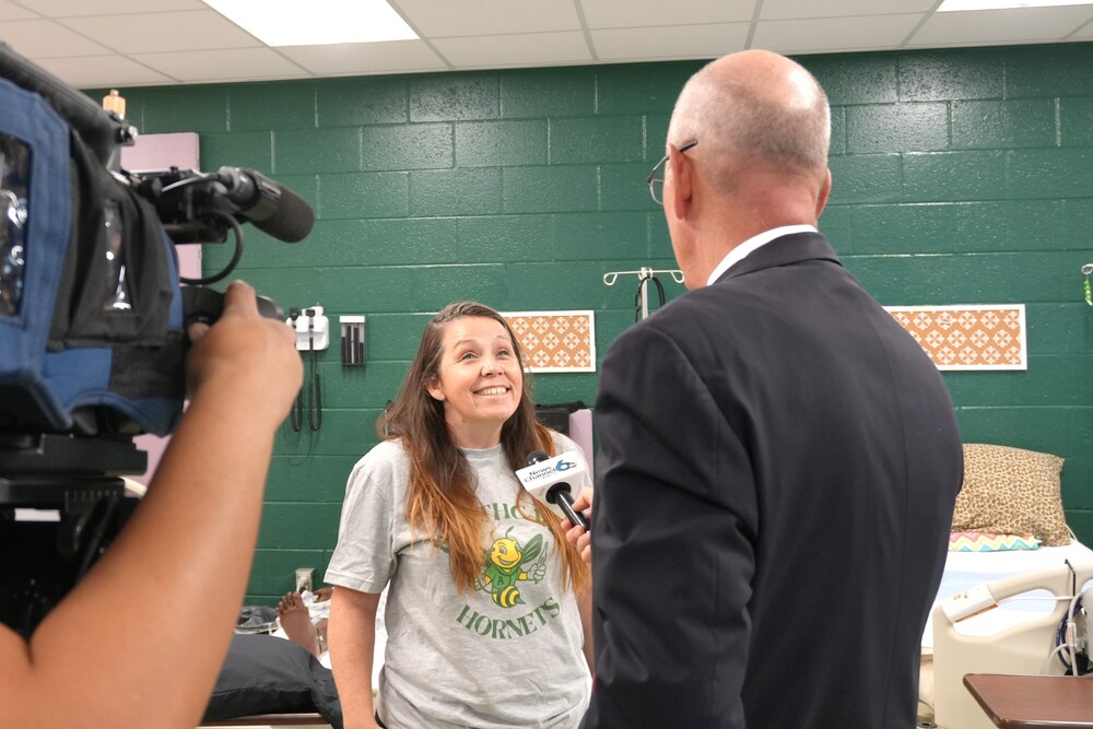 Kristy Ghrist interviewed for Golden Apple Award.