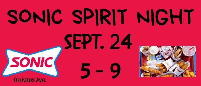 sonic food, spirit night