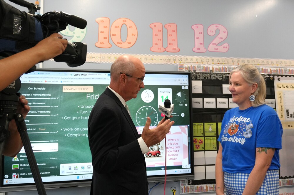 Cassie Remson at Belvedere Elementary was named a Golden Apple Award winner.