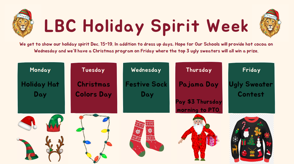 2025 Christmas Spirit Week