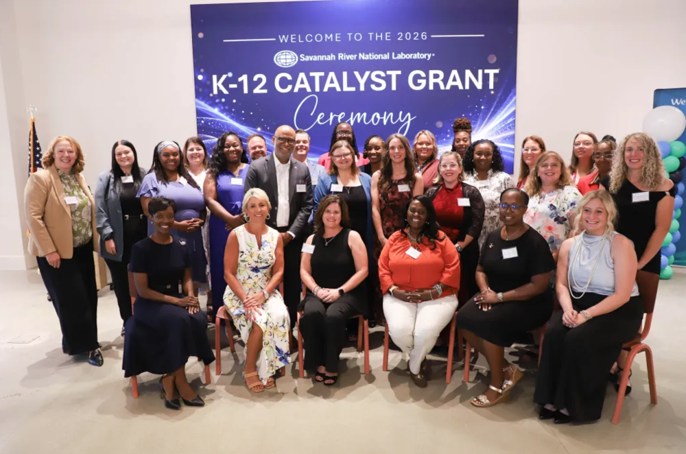 group of people at Grant Ceremony
