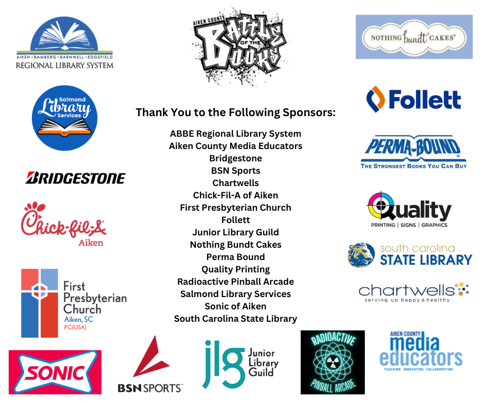 Battle of the Books Donors