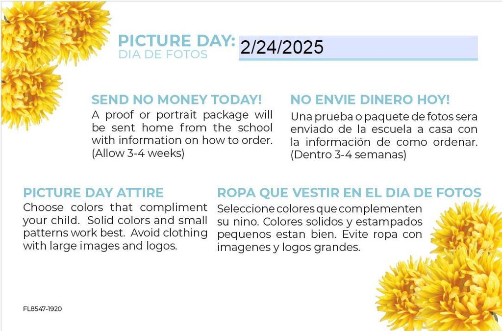 Spring Picture Day 2025