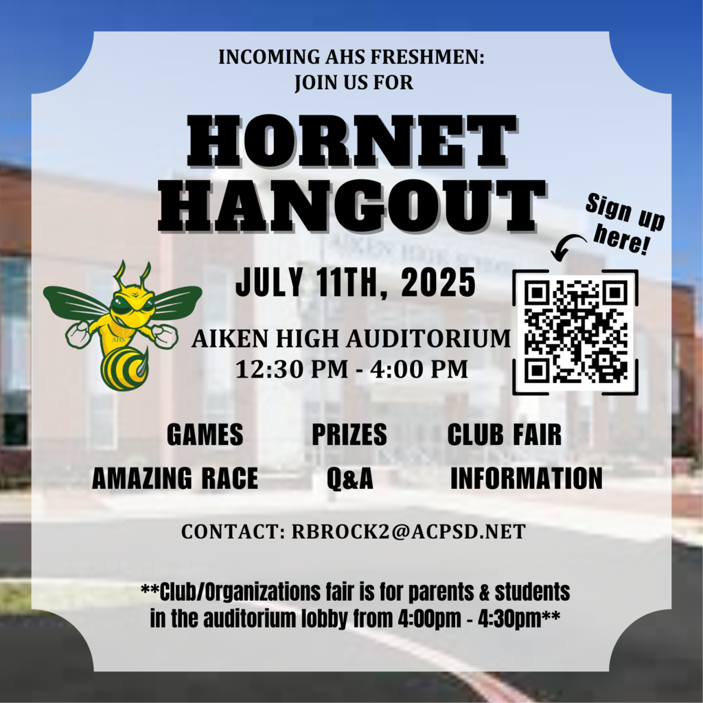 Hornet Hangout flyer
