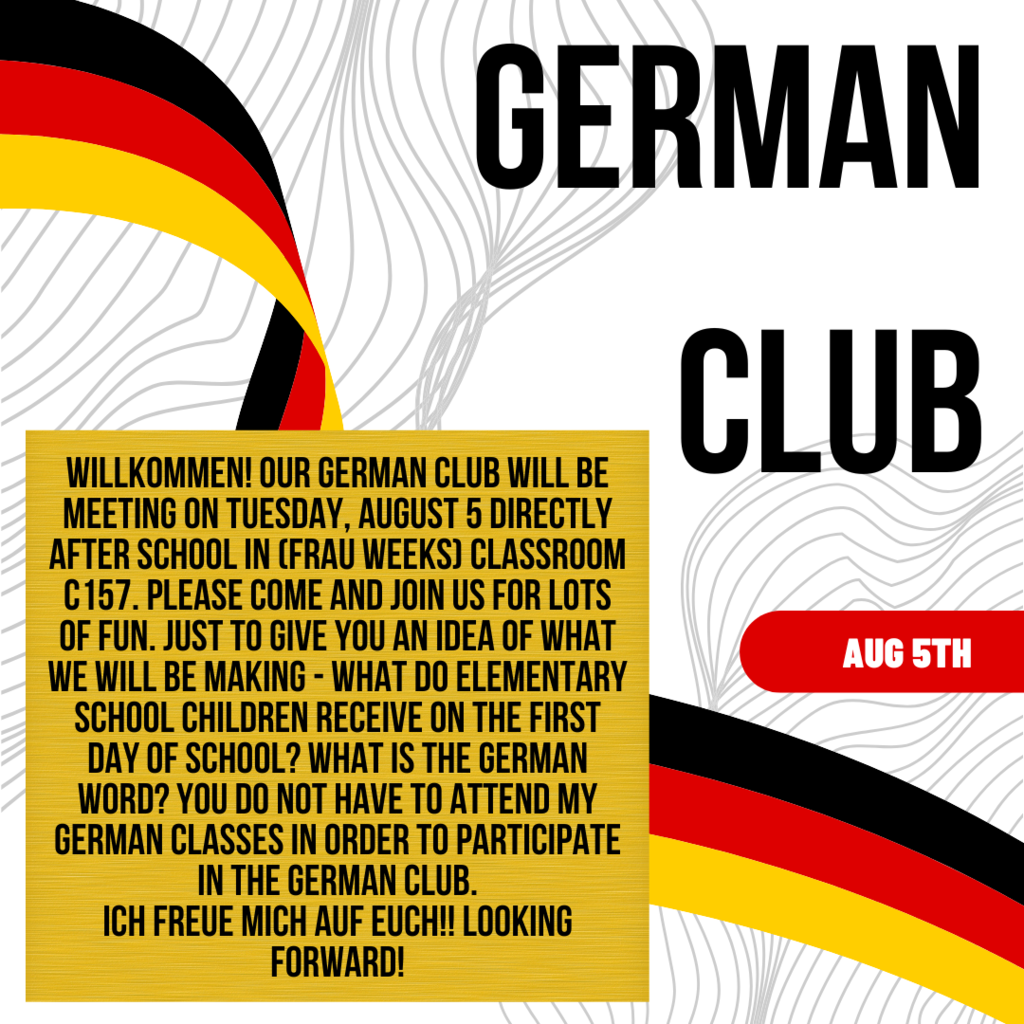 German Club Flyer
