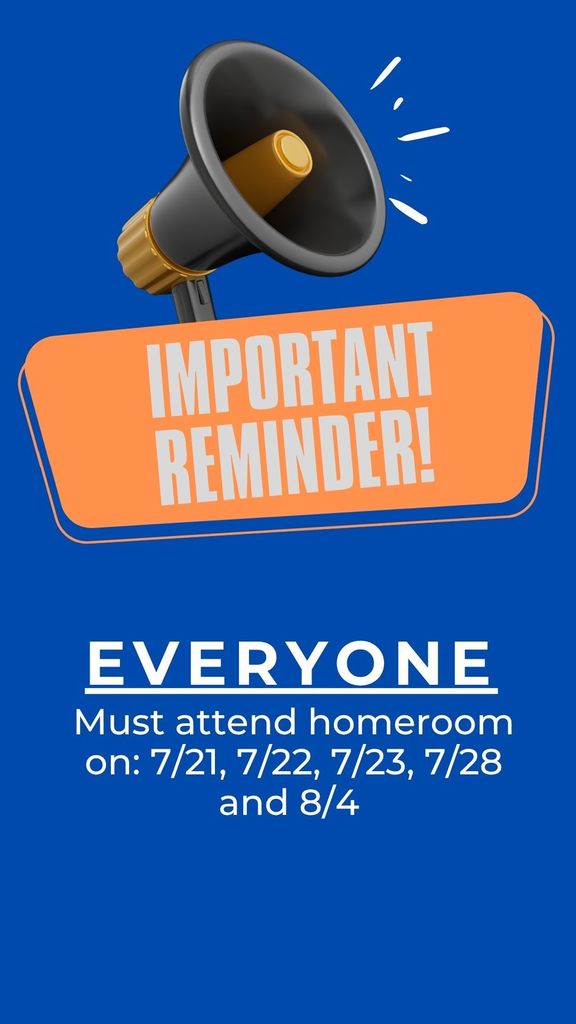 Homeroom Reminder
