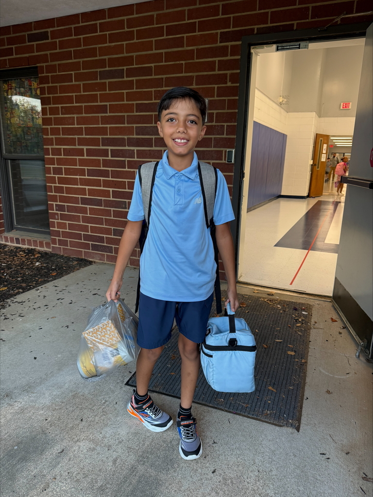 student arriving for school