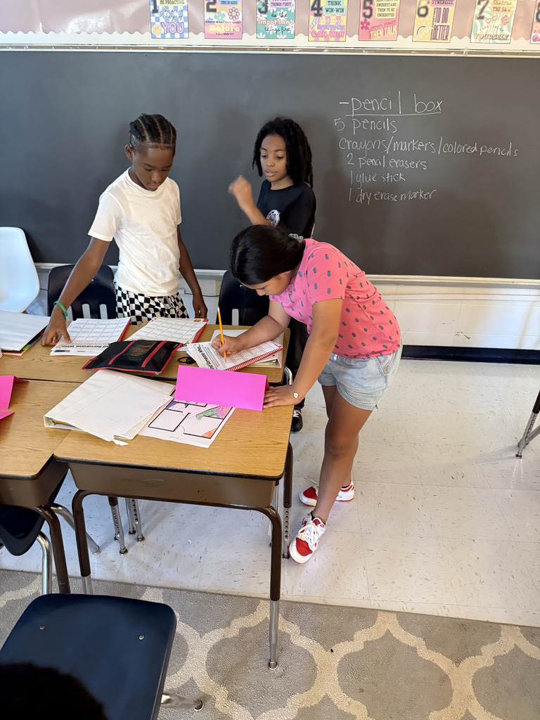 Fifth Grade Students getting to know each other