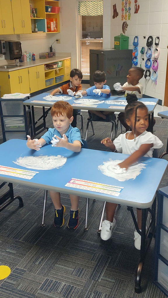 Shaving Foam Learning!