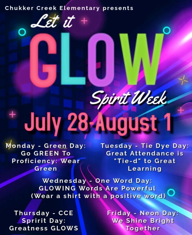 GLOW Spirit Week