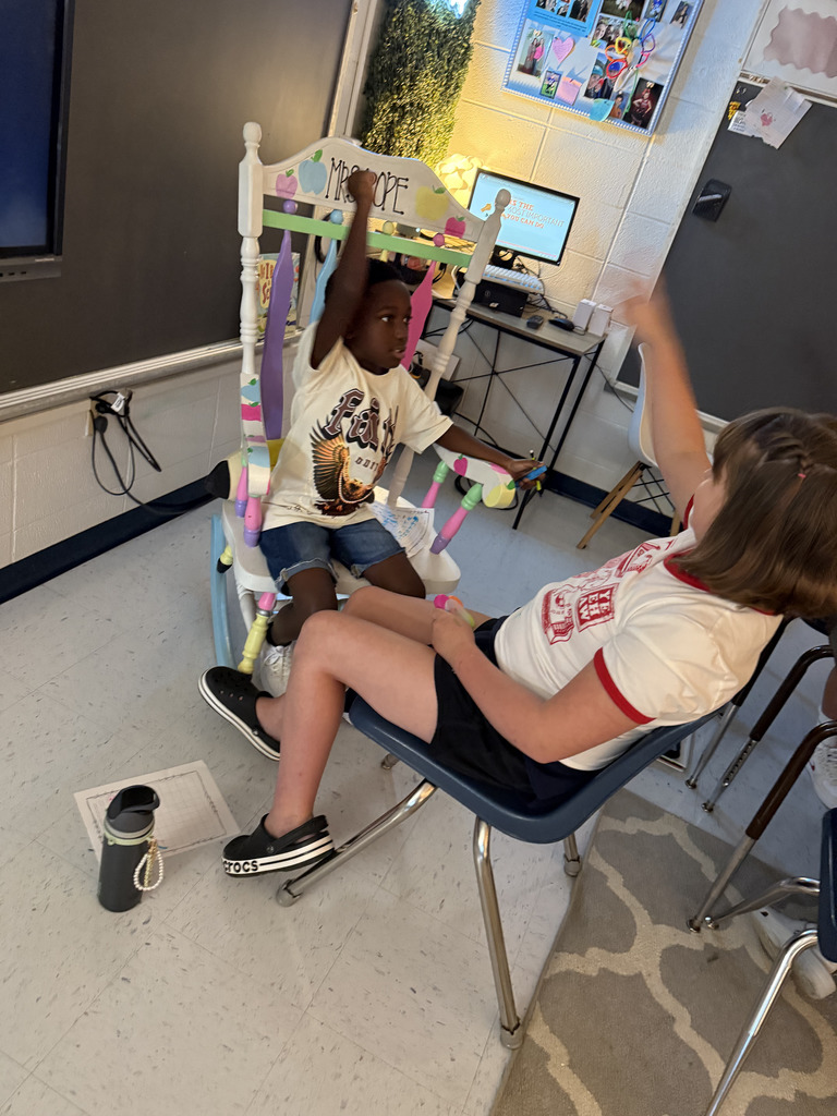 Fifth graders Rock, Paper, Scissors
