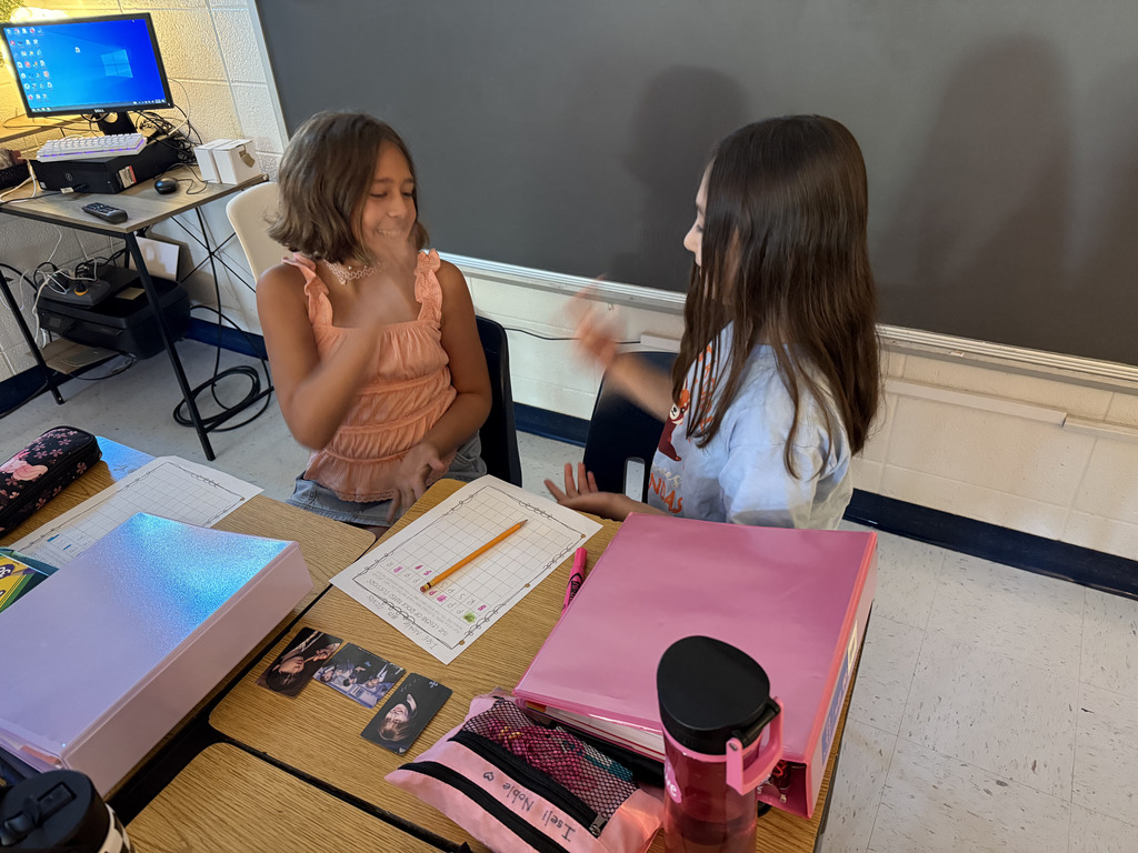 Fifth graders Rock, Paper, Scissors