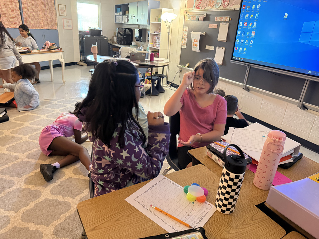 Fifth graders Rock, Paper, Scissors