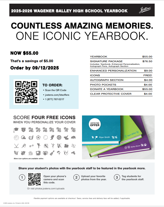 Yearbook flyer